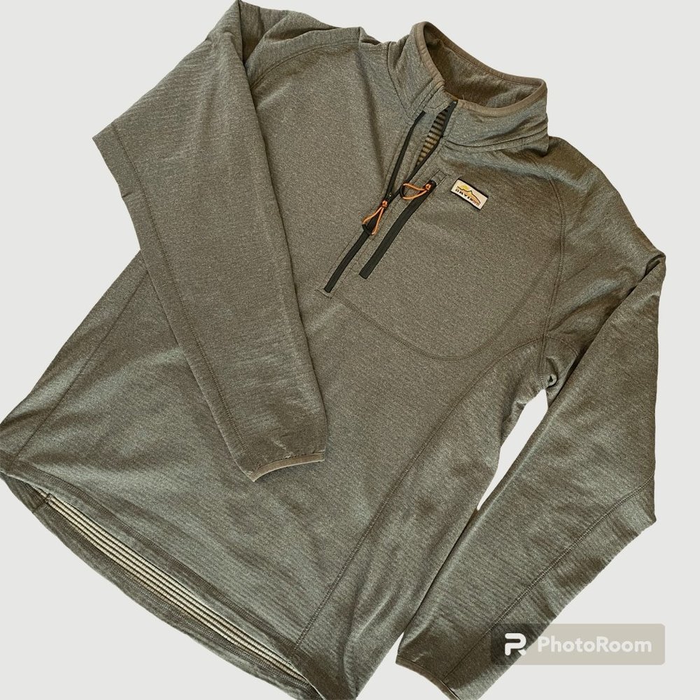Men's Orvis Horseshoe Hills 1/4 Zip Fleece Pullover size M